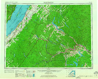 Edmundston 1962 topographic map thumbnail