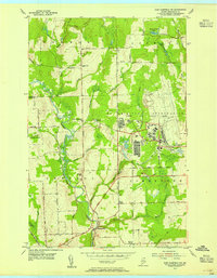Fort Fairfield NW 1953 topographic map thumbnail