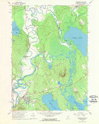 Fryeburg 1963 topographic map thumbnail