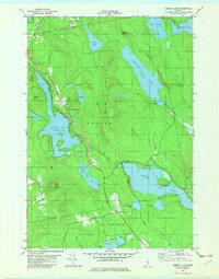 Green Lake 1982 topographic map thumbnail