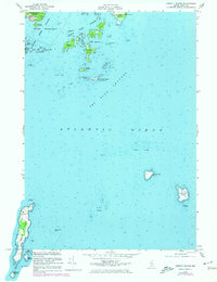 Hewett Island 1955 topographic map thumbnail