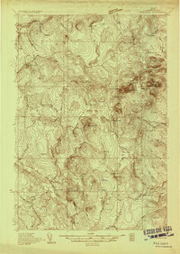 Howe Brook 1935 topographic map thumbnail