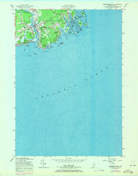 Kennebunkport 1956 topographic map thumbnail