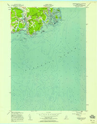 Kennebunkport 1956 topographic map thumbnail