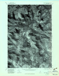 Kibby Mountain 1977 topographic map thumbnail