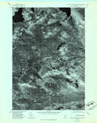 King And Bartlett Lake 1977 topographic map thumbnail