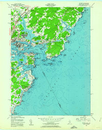 Kittery 1956 topographic map thumbnail