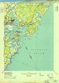 Kittery 1944 topographic map thumbnail
