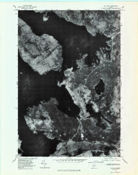 Lily Bay 1977 topographic map thumbnail