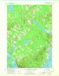 Lincolnville 1960 topographic map thumbnail