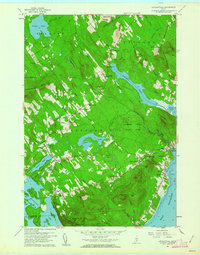 Lincolnville 1960 topographic map thumbnail