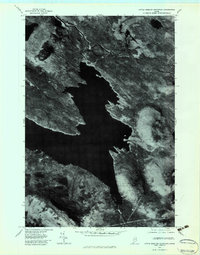 Little Bigelow Mountain 1977 topographic map thumbnail