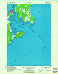 Lubec 1949 topographic map thumbnail