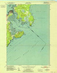 Lubec 1952 topographic map thumbnail