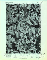 Mars Hill NW 1975 topographic map thumbnail
