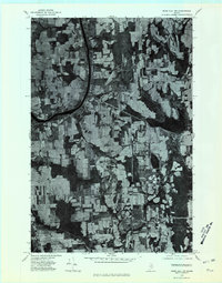 Mars Hill NW 1975 topographic map thumbnail