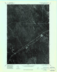 Mattawamkeag Lake SE topographic map thumbnail