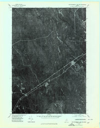 Mattawamkeag Lake SE 1975 topographic map thumbnail