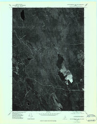 Mattawamkeag Lake SW topographic map thumbnail