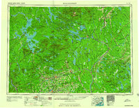 Millinocket 1960 topographic map preview