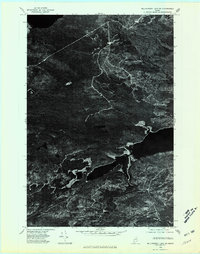 Millinocket Lake SW 1975 topographic map thumbnail
