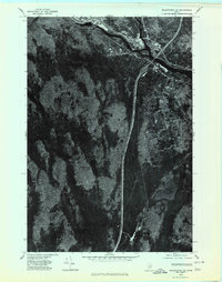 Millinocket SE 1975 topographic map thumbnail