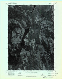 Millinocket SW topographic map thumbnail