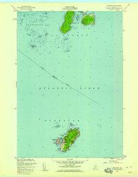 Monhegan 1955 topographic map thumbnail