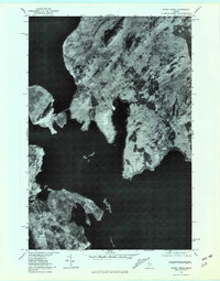 Mount Kineo 1977 topographic map thumbnail