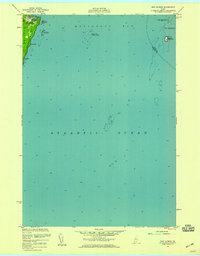 New Harbor 1955 topographic map thumbnail