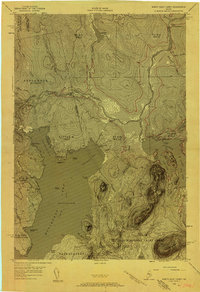 North East Carry 1954 topographic map thumbnail