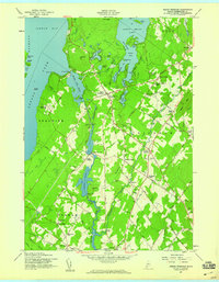 North Windham 1957 topographic map thumbnail