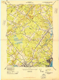 Old Orchard Beach 1944 topographic map thumbnail