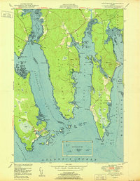 Petit Manan 1950 topographic map thumbnail