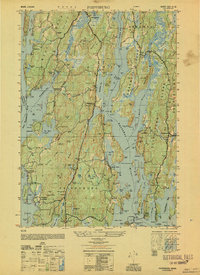 Phippsburg 1950 topographic map thumbnail