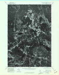 Pine Stream Flowage 1977 topographic map thumbnail