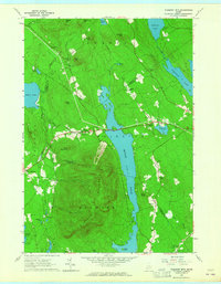 Pleasant Mtn 1963 topographic map thumbnail