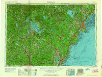 Portland 1956 topographic map thumbnail
