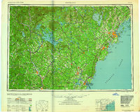 Portland 1959 topographic map thumbnail