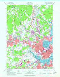 Portland West 1956 topographic map thumbnail
