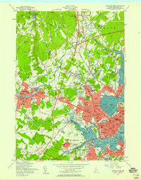 Portland West 1956 topographic map thumbnail