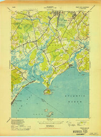Prouts Neck 1944 topographic map thumbnail