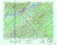 Quebec 1962 topographic map thumbnail