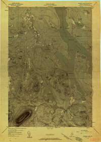 Ragged Lake 1954 topographic map thumbnail
