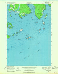 Roque Bluffs 1948 topographic map preview