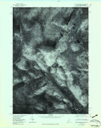Rump Mountain 1976 topographic map thumbnail