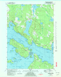 Sargentville 1981 topographic map thumbnail