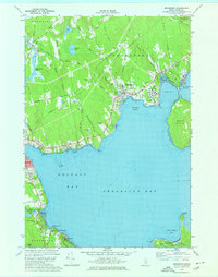 Searsport 1973 topographic map thumbnail