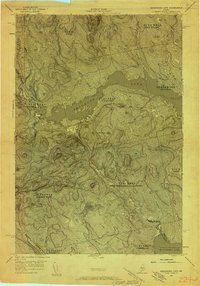 Seboomook Lake 1954 topographic map thumbnail