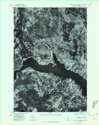Seboomook Lake East 1977 topographic map thumbnail